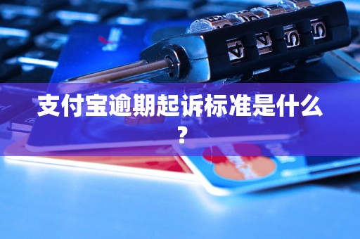 支付宝逾期起诉标准是什么？