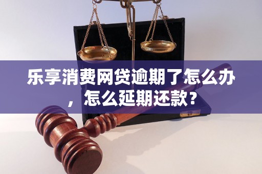 乐享消费网贷逾期了怎么办，怎么延期还款？