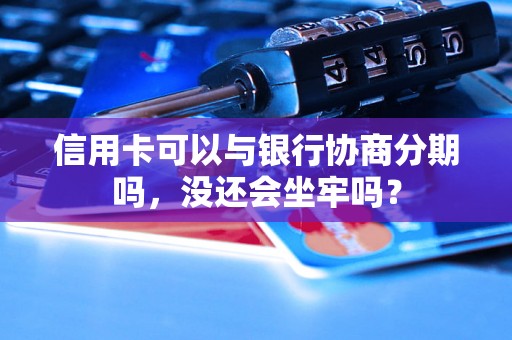 信用卡可以与银行协商分期吗，没还会坐牢吗？