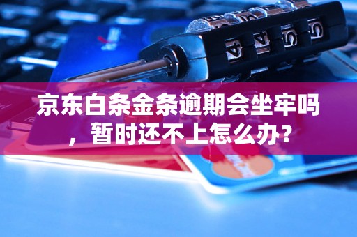 京东白条金条逾期会坐牢吗，暂时还不上怎么办？