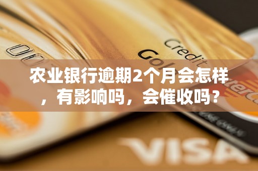 农业银行逾期2个月会怎样，有影响吗，会催收吗？