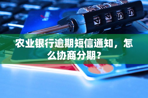 农业银行逾期短信通知，怎么协商分期？