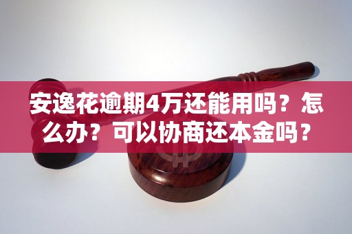 安逸花逾期4万还能用吗？怎么办？可以协商还本金吗？