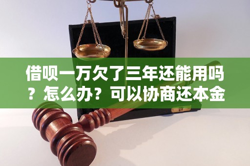 借呗一万欠了三年还能用吗？怎么办？可以协商还本金吗？