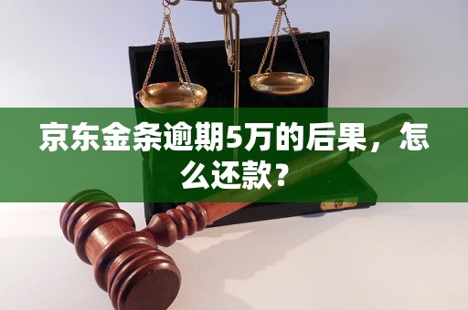 京东金条逾期5万的后果，怎么还款？