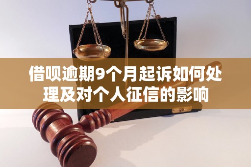 借呗逾期9个月起诉如何处理及对个人征信的影响