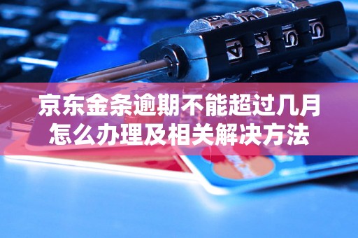 京东金条逾期不能超过几月怎么办理及相关解决方法