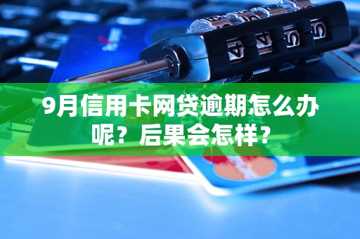 9月信用卡网贷逾期怎么办呢？后果会怎样？