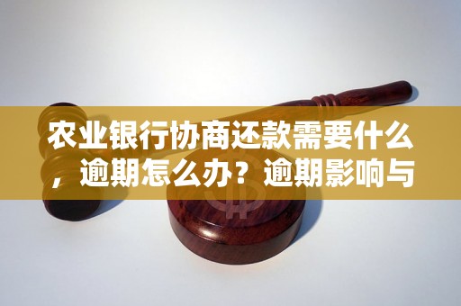 农业银行协商还款需要什么，逾期怎么办？逾期影响与利息了解！