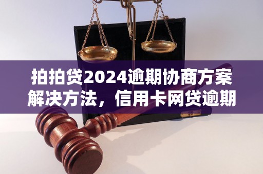 拍拍贷2024逾期协商方案解决方法，信用卡网贷逾期必看！