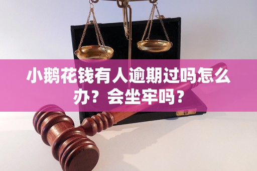 小鹅花钱有人逾期过吗怎么办？会坐牢吗？