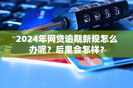 2024年网贷逾期新规怎么办呢？后果会怎样？