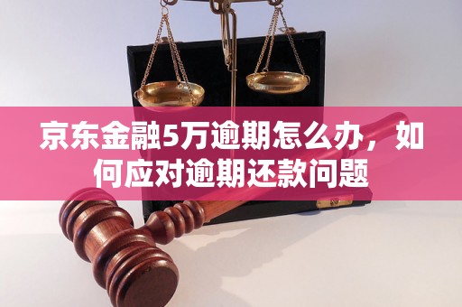 京东金融5万逾期怎么办，如何应对逾期还款问题