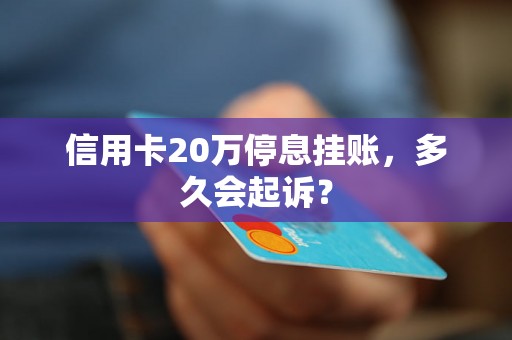 信用卡20万停息挂账，多久会起诉？