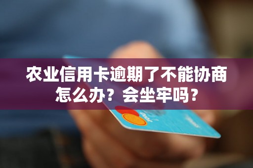 农业信用卡逾期了不能协商怎么办？会坐牢吗？