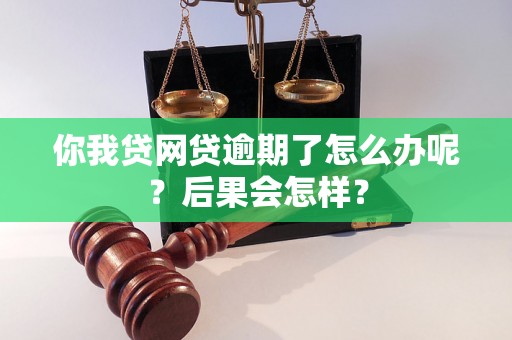 你我贷网贷逾期了怎么办呢？后果会怎样？