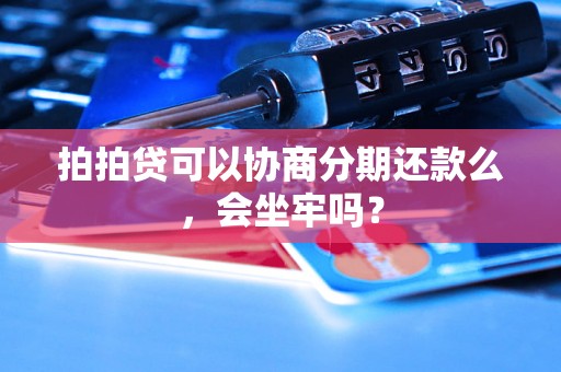 拍拍贷可以协商分期还款么，会坐牢吗？