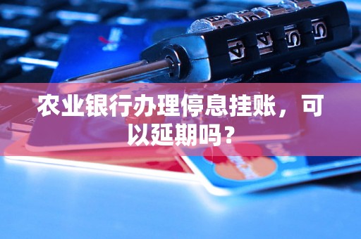 农业银行办理停息挂账，可以延期吗？