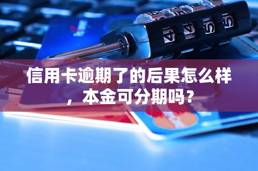 信用卡逾期了的后果怎么样，本金可分期吗？