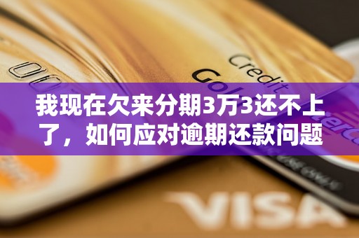 我现在欠来分期3万3还不上了，如何应对逾期还款问题