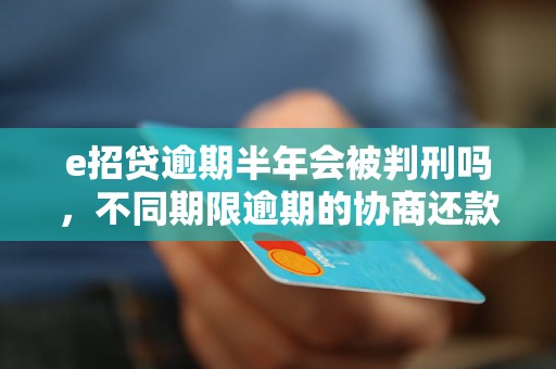 e招贷逾期半年会被判刑吗，不同期限逾期的协商还款经验分享