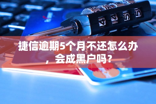 捷信逾期5个月不还怎么办，会成黑户吗？