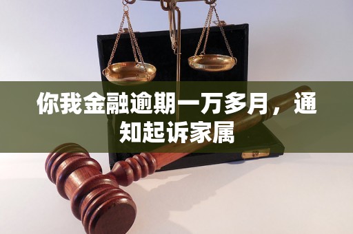 你我金融逾期一万多月，通知起诉家属