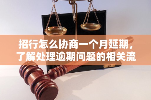 招行怎么协商一个月延期，了解处理逾期问题的相关流程和方法