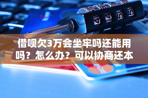 借呗欠3万会坐牢吗还能用吗？怎么办？可以协商还本金吗？