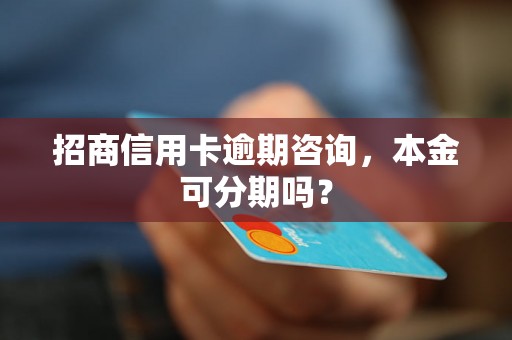 招商信用卡逾期咨询，本金可分期吗？