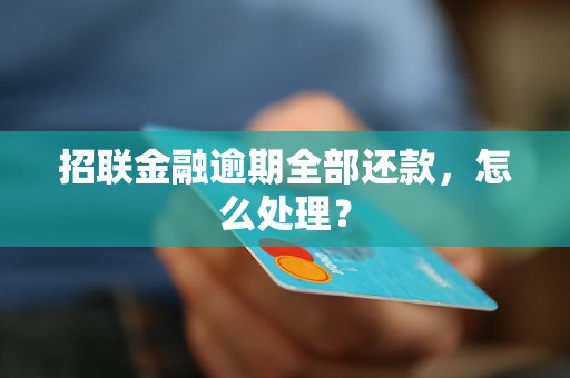 招联金融逾期全部还款，怎么处理？