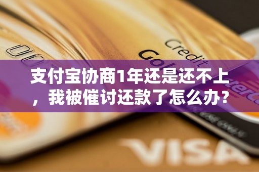 支付宝协商1年还是还不上，我被催讨还款了怎么办？