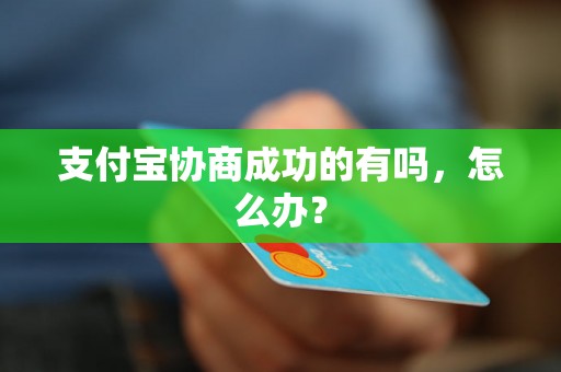 支付宝协商成功的有吗，怎么办？