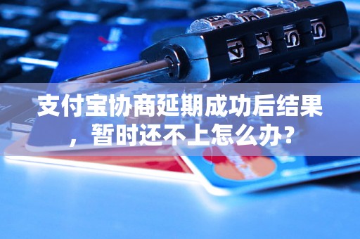 支付宝协商延期成功后结果，暂时还不上怎么办？