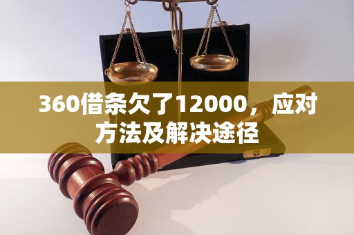 360借条欠了12000，应对方法及解决途径