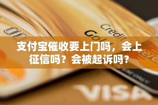 支付宝催收要上门吗，会上征信吗？会被起诉吗？