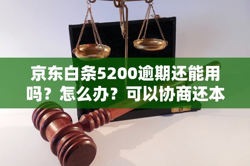 京东白条5200逾期还能用吗？怎么办？可以协商还本金吗？