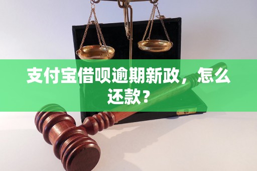 支付宝借呗逾期新政，怎么还款？