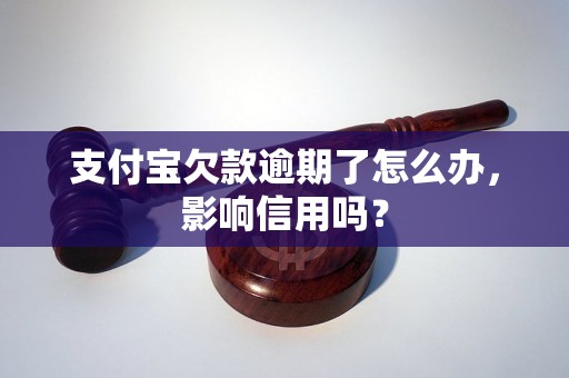 支付宝欠款逾期了怎么办，影响信用吗？