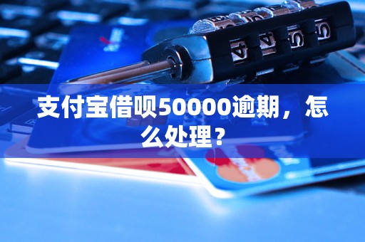 支付宝借呗50000逾期，怎么处理？