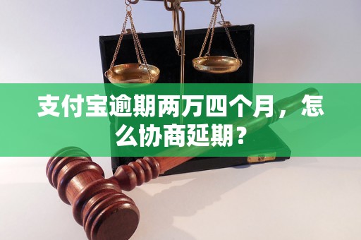 支付宝逾期两万四个月，怎么协商延期？