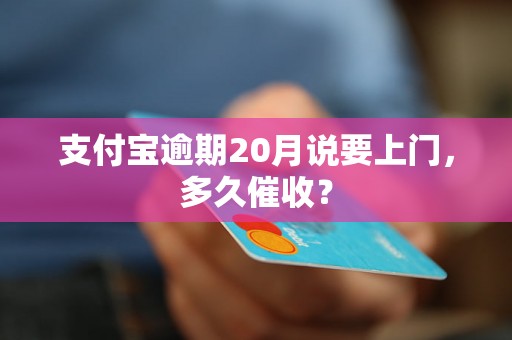 支付宝逾期20月说要上门，多久催收？