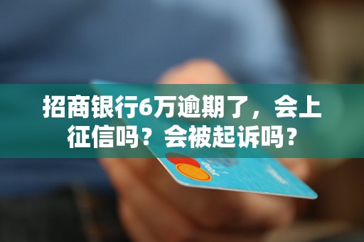 招商银行6万逾期了，会上征信吗？会被起诉吗？