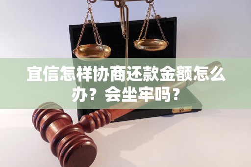 宜信怎样协商还款金额怎么办？会坐牢吗？