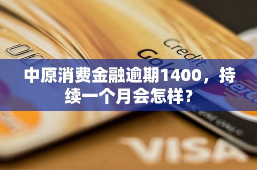 中原消费金融逾期1400，持续一个月会怎样？