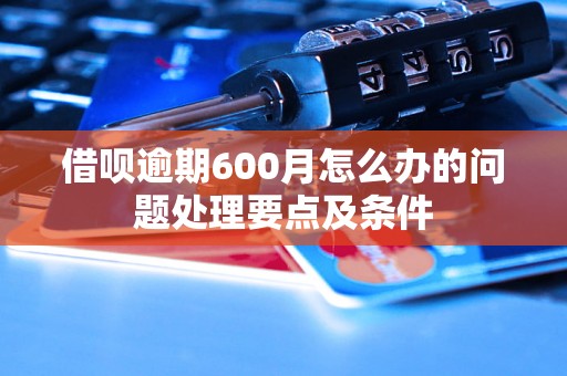 借呗逾期600月怎么办的问题处理要点及条件