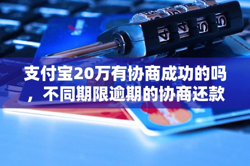 支付宝20万有协商成功的吗，不同期限逾期的协商还款经验分享