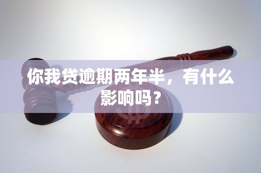 你我贷逾期两年半，有什么影响吗？