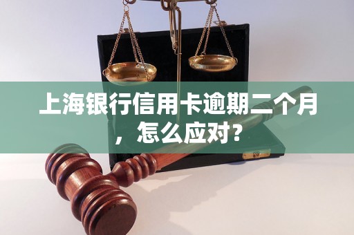 上海银行信用卡逾期二个月，怎么应对？