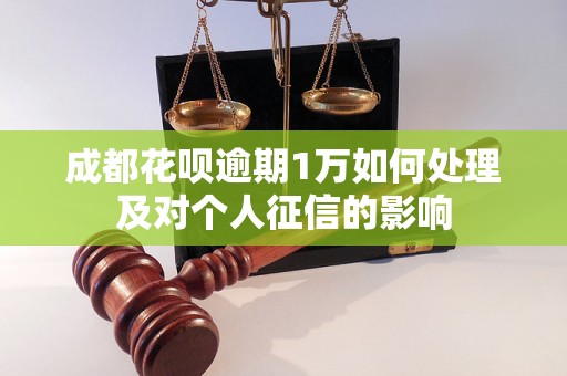 成都花呗逾期1万如何处理及对个人征信的影响